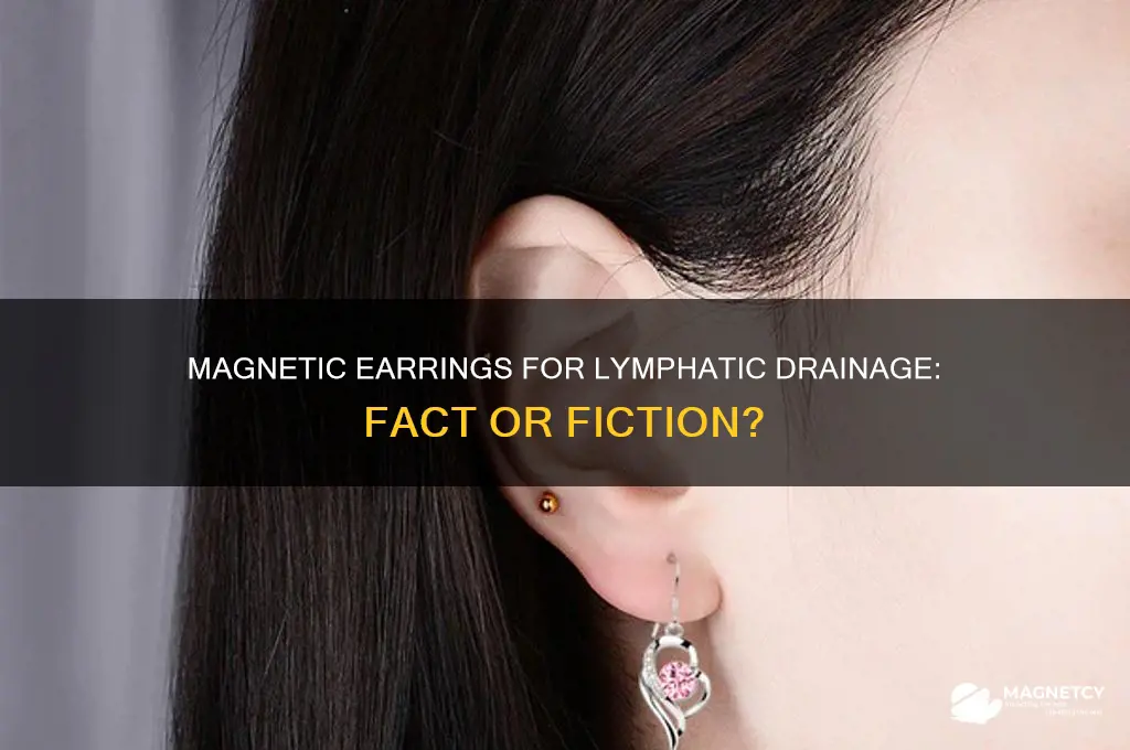 can magnetic earrings help with lymphatic drainage