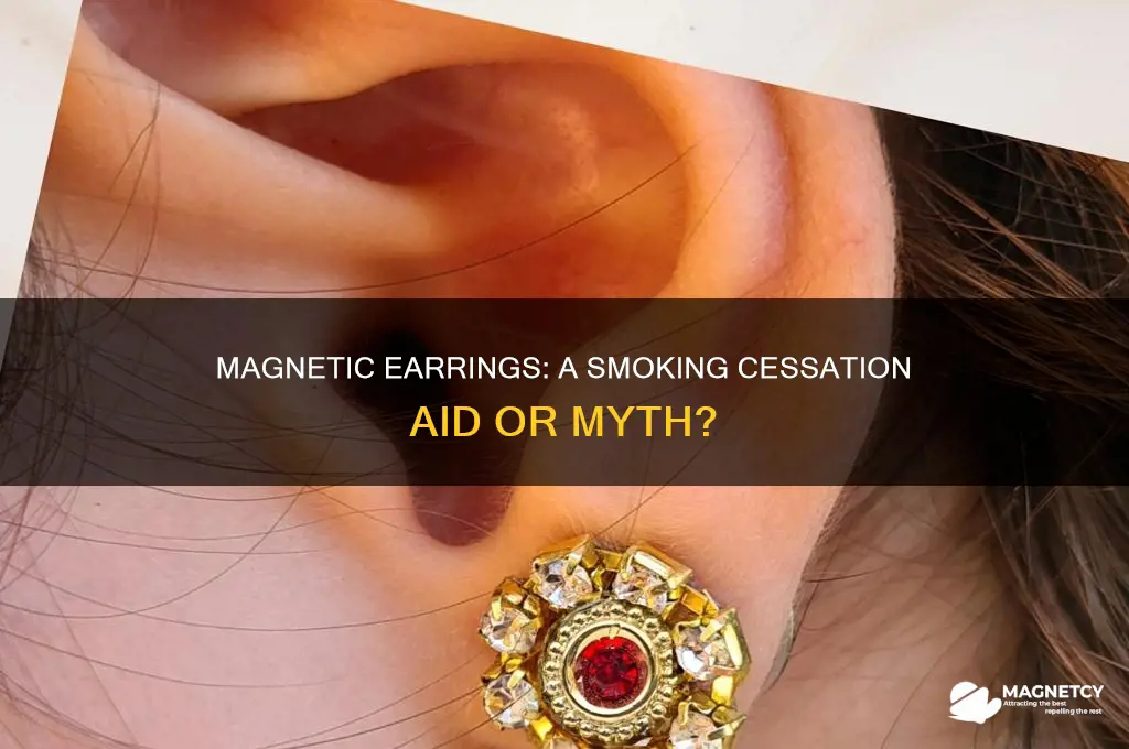 can magnetic earrings help you quit smoking