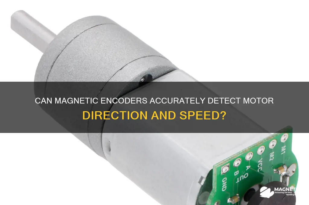 can magnetic encoders detect motor direction
