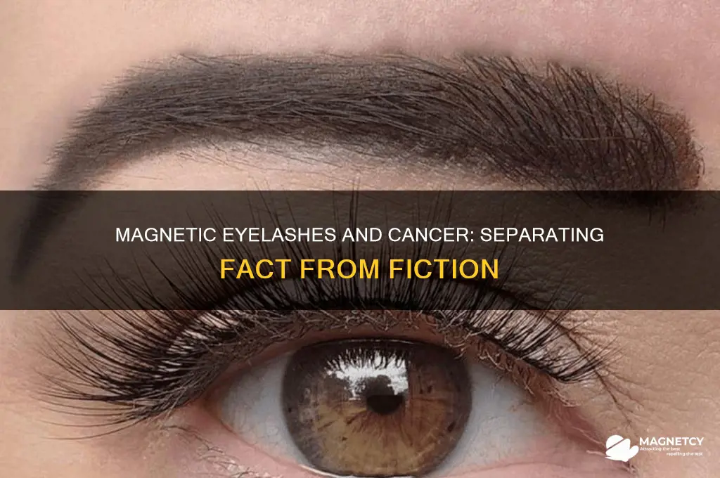 can magnetic eyelashes cause cancer