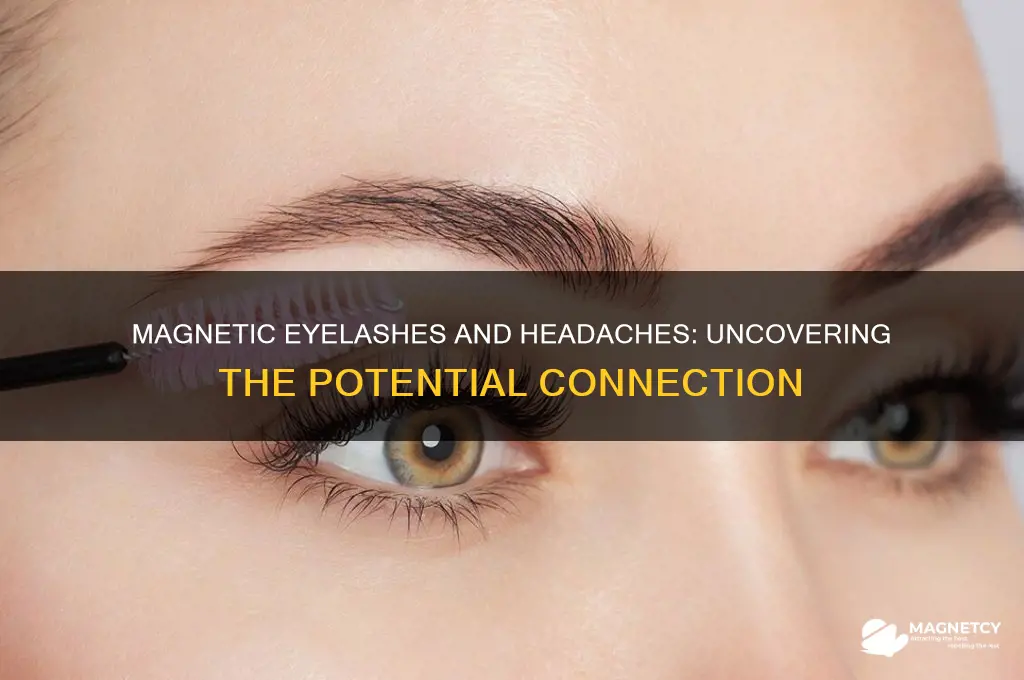 can magnetic eyelashes cause headaches