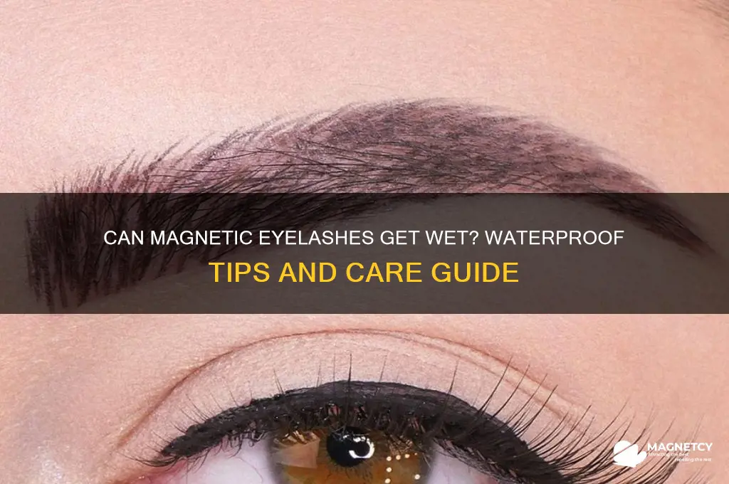 can magnetic eyelashes get wet
