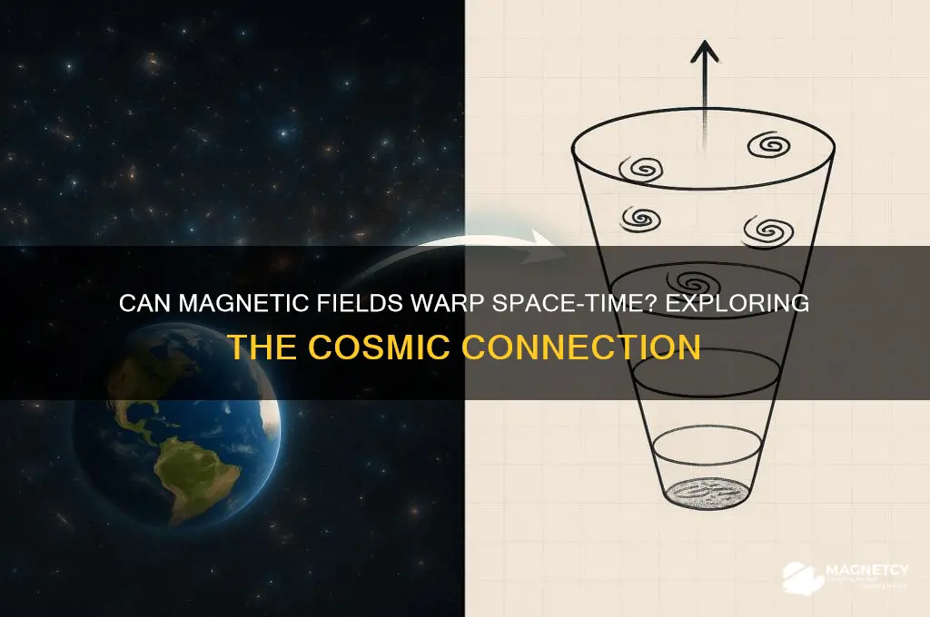 can magnetic fields bend space