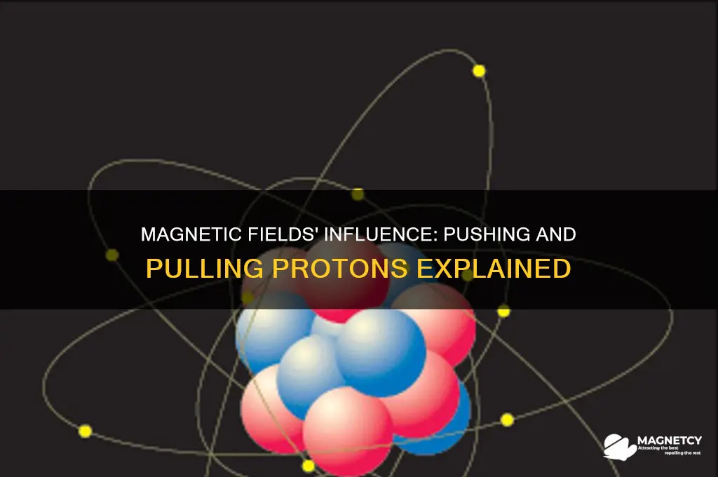 can magnetic fields can push and pull protons