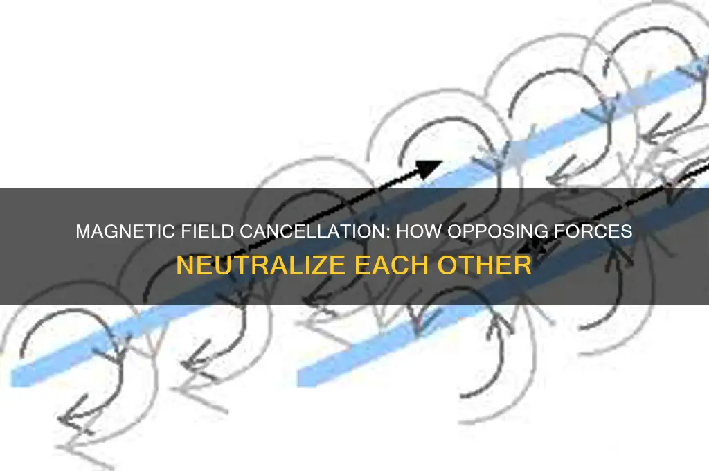 can magnetic fields cancel each other out