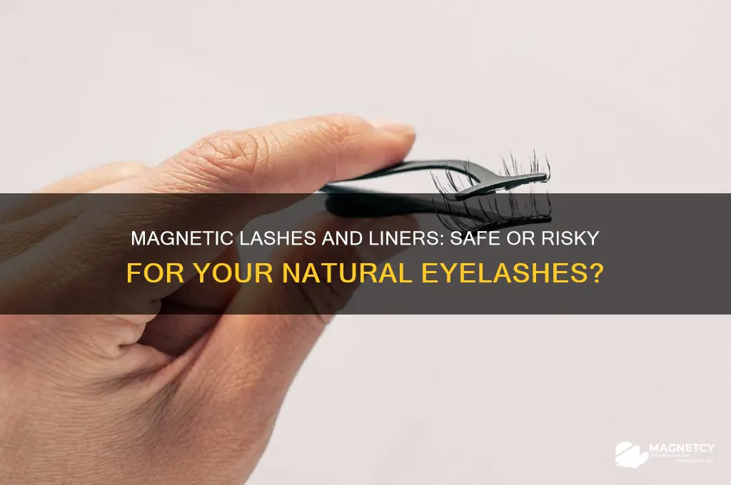 can magnetic lashes and magentic linepull your eyelasges off