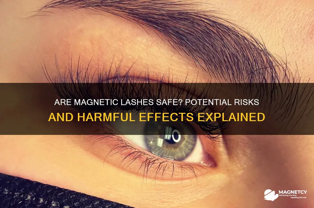 can magnetic lashes be harmful