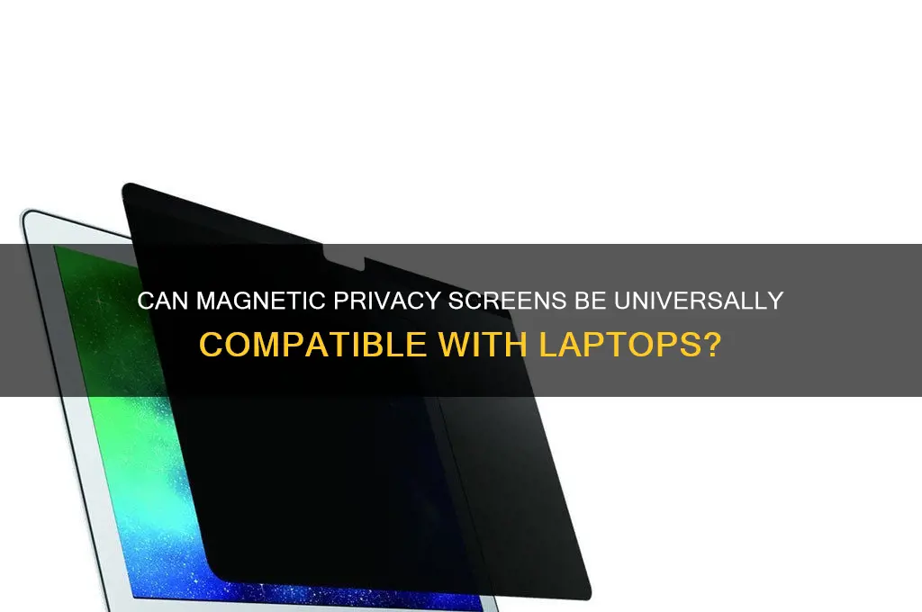 can magnetic privacy screen work for other laptops