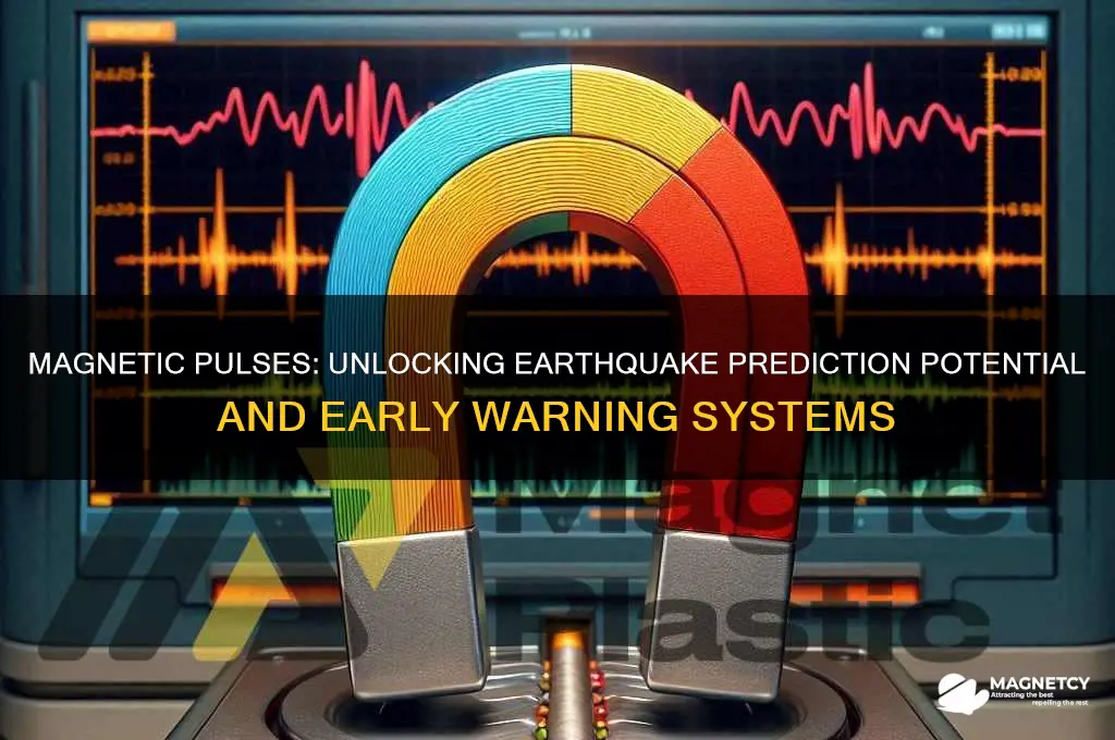 can magnetic pulses predict earthquakes