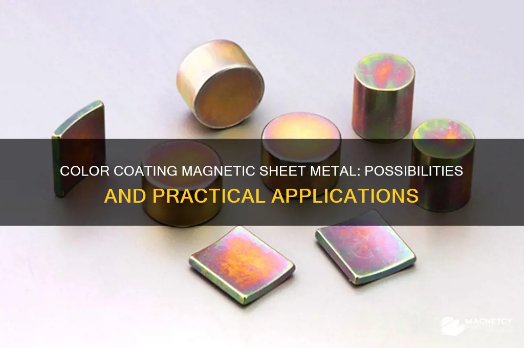 can magnetic sheet metal be color coated