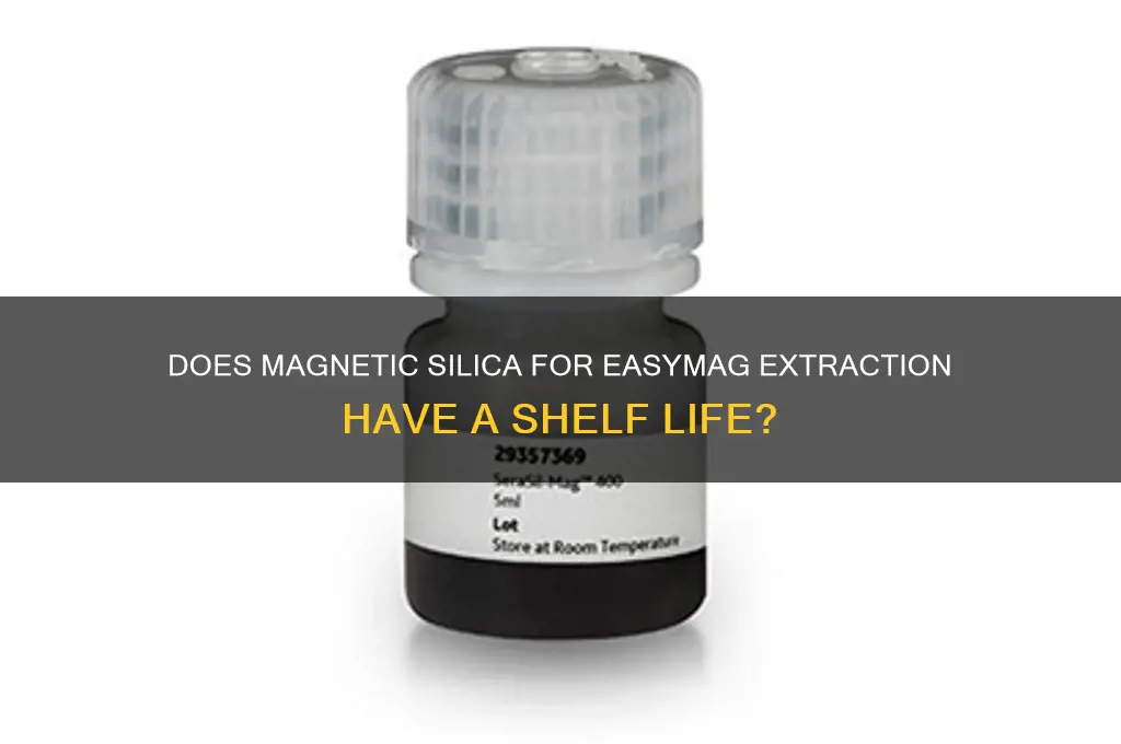 can magnetic silica for easymag extraction expire