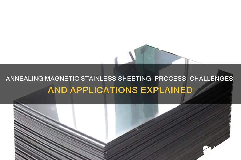 can magnetic stainless sheeting be annealed
