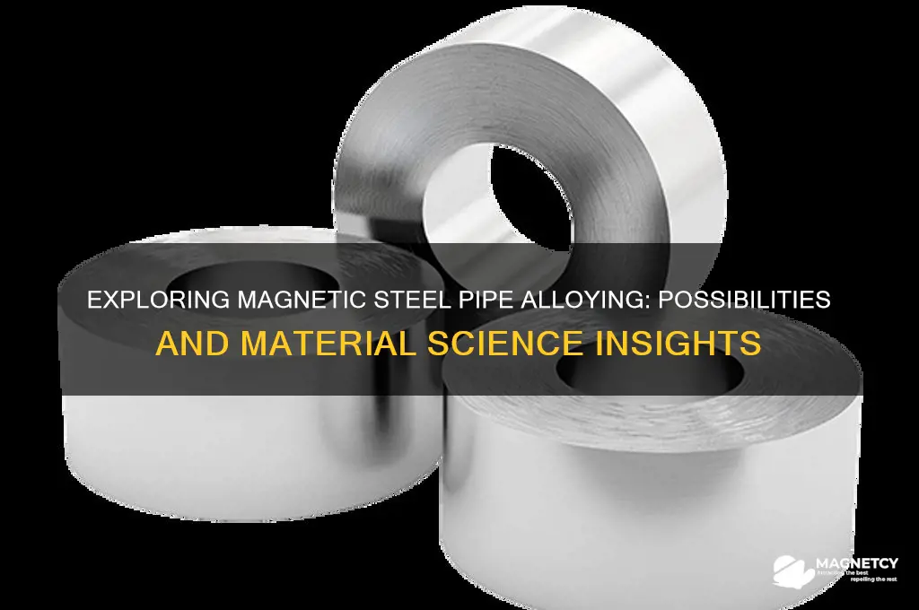 can magnetic steel pipe be alloy