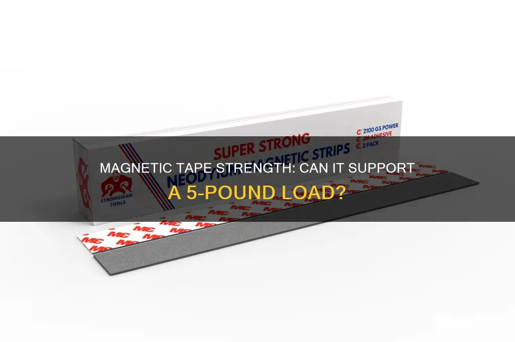 can magnetic tape hold 5 pounds
