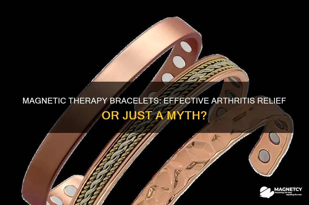 can magnetic therapy braclets actually help arthritis