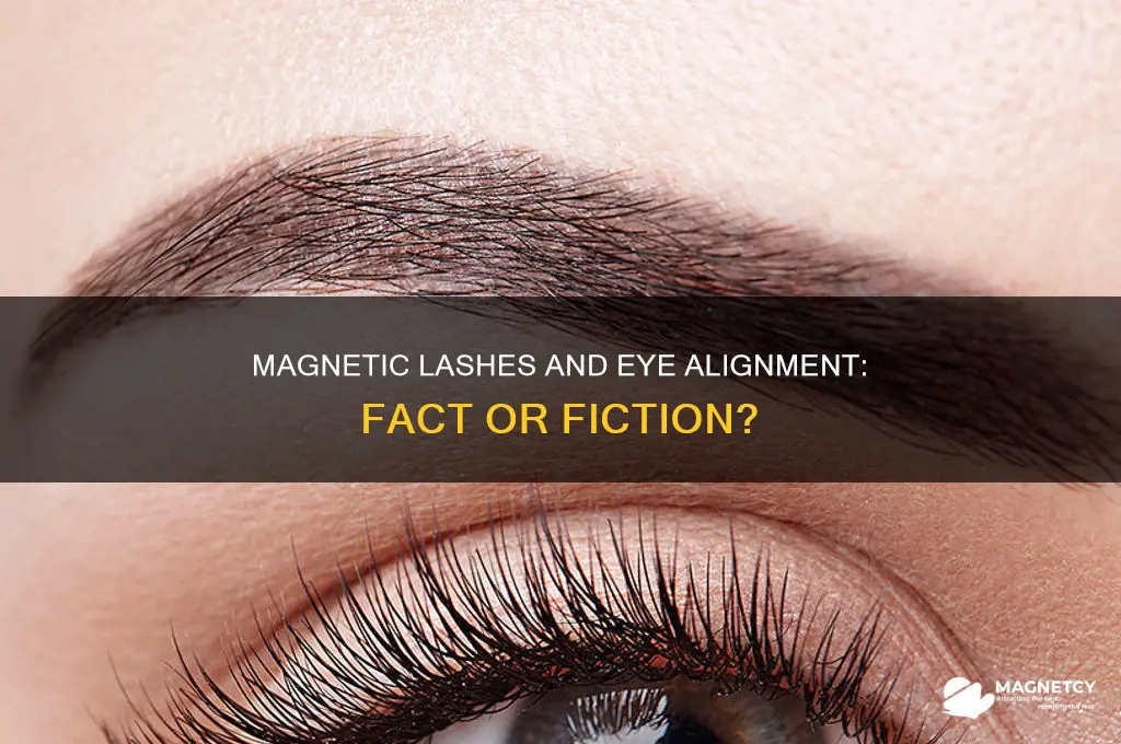 can magneting lashes make you cockeyed