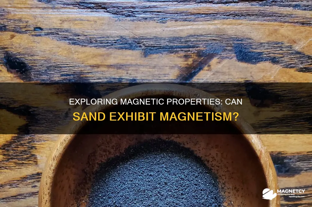 can magnetism be found in sand