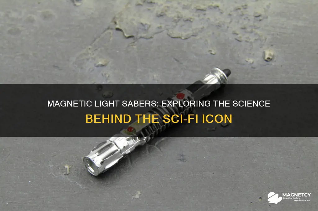 can magnetism be used to create a light saber