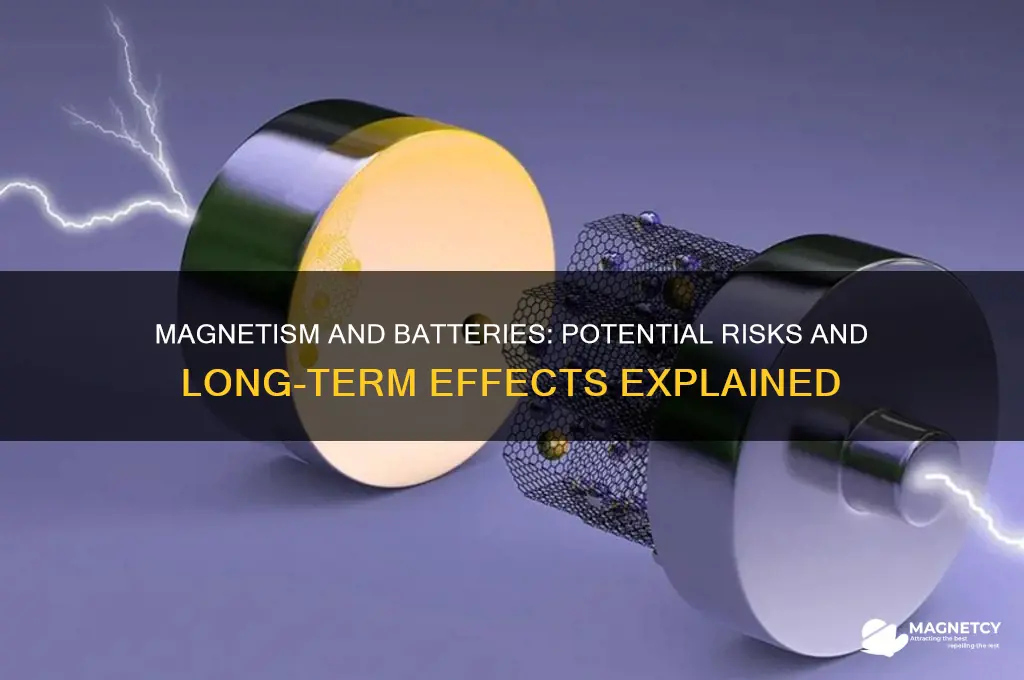 can magnetism damage batteris