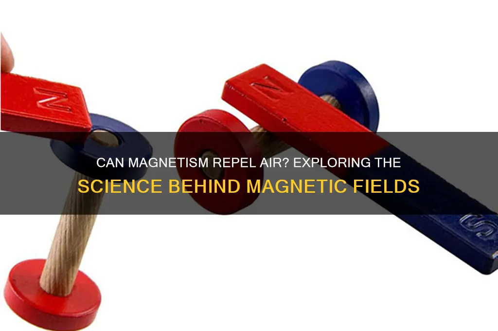 can magnetism repel air