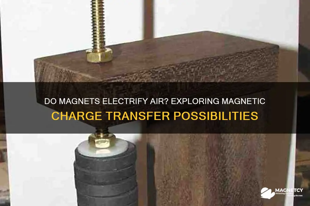 can magnets add charges to the air