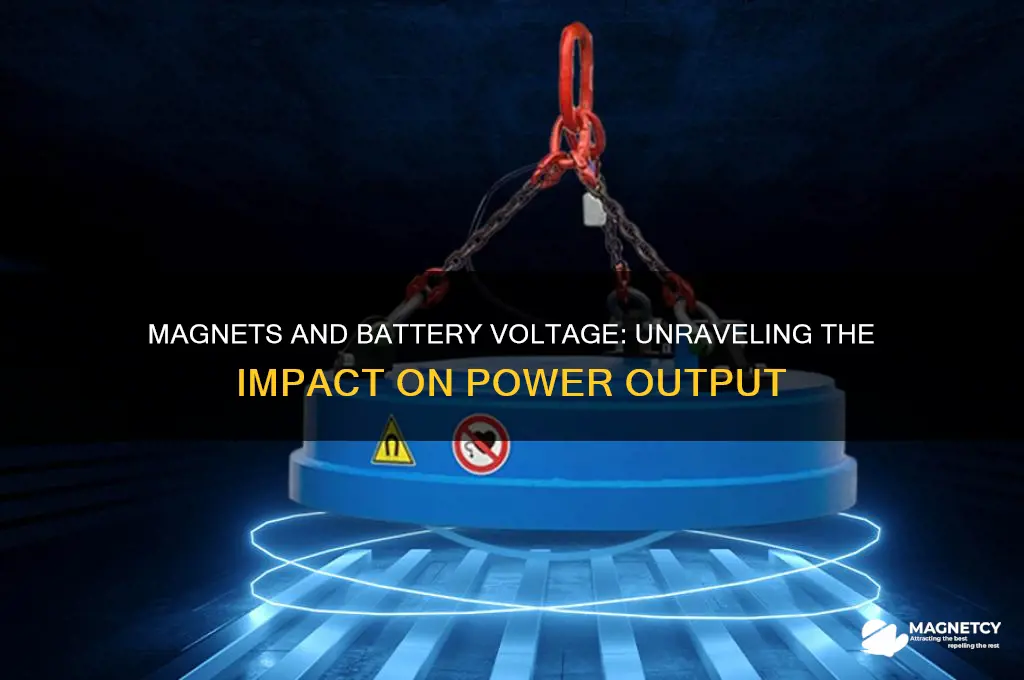 can magnets affect battery voltage