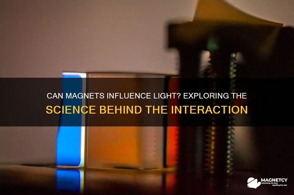 can magnets affect light