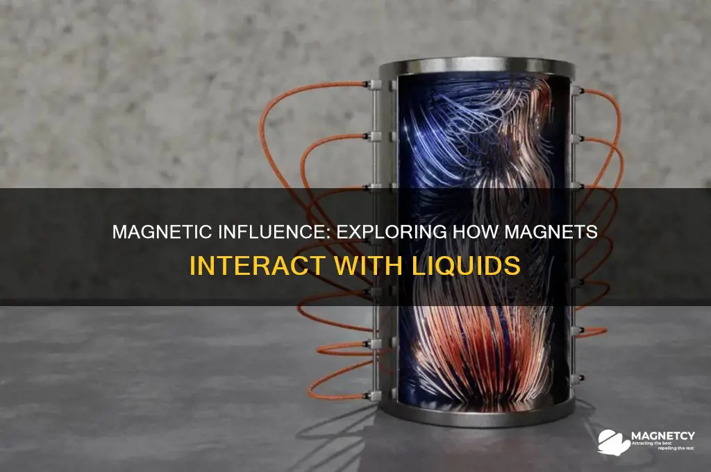 can magnets affect liquids