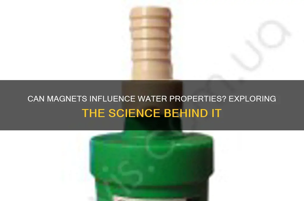 can magnets affect water
