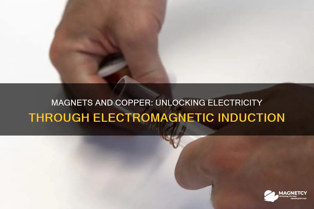 can magnets and copper produce electiry