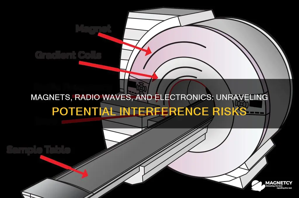 can magnets and radio waves affect electronics