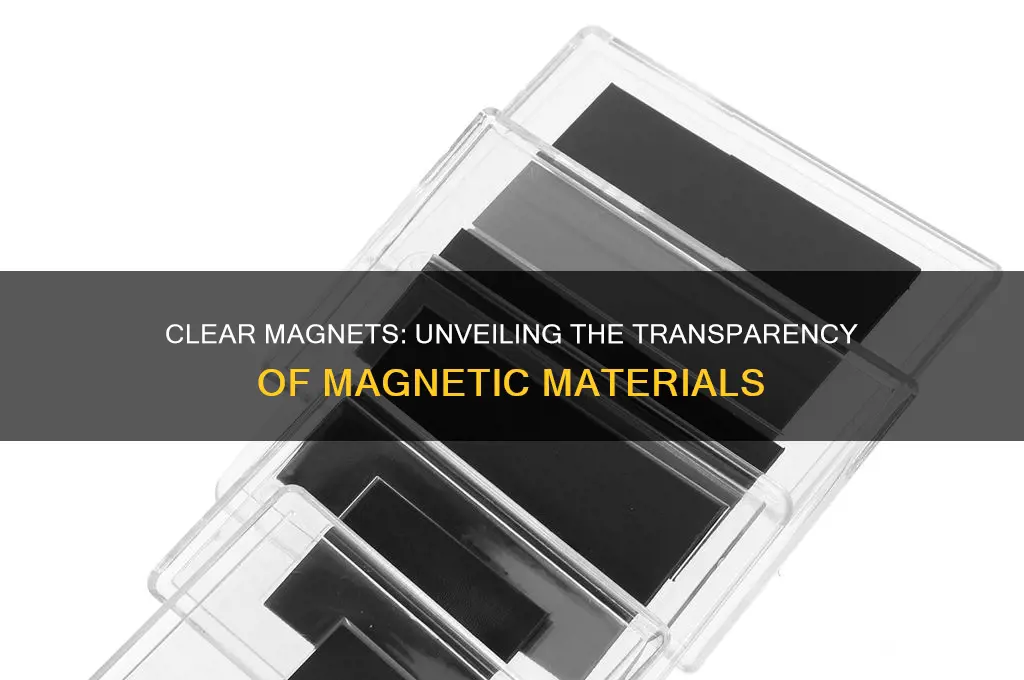 can magnets be clear