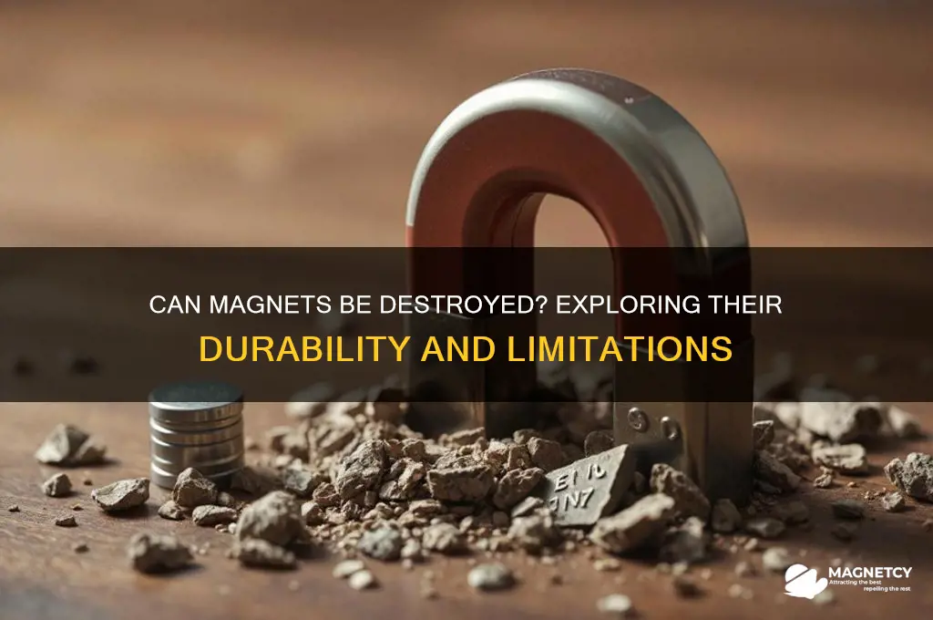 can magnets be destroyed