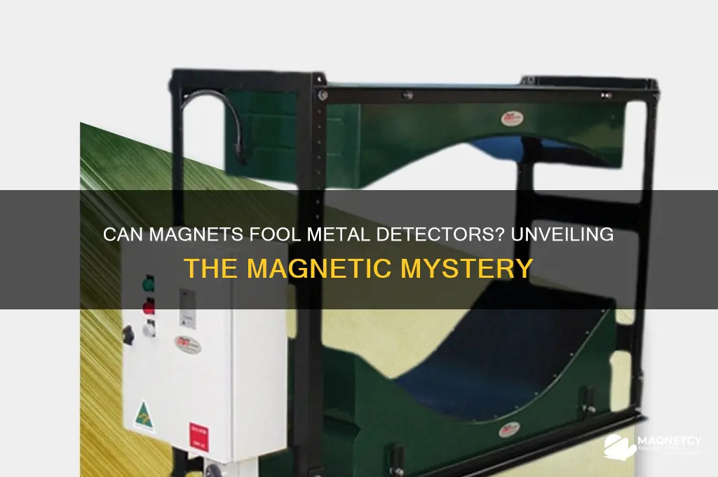 can magnets be detected by metal detectors