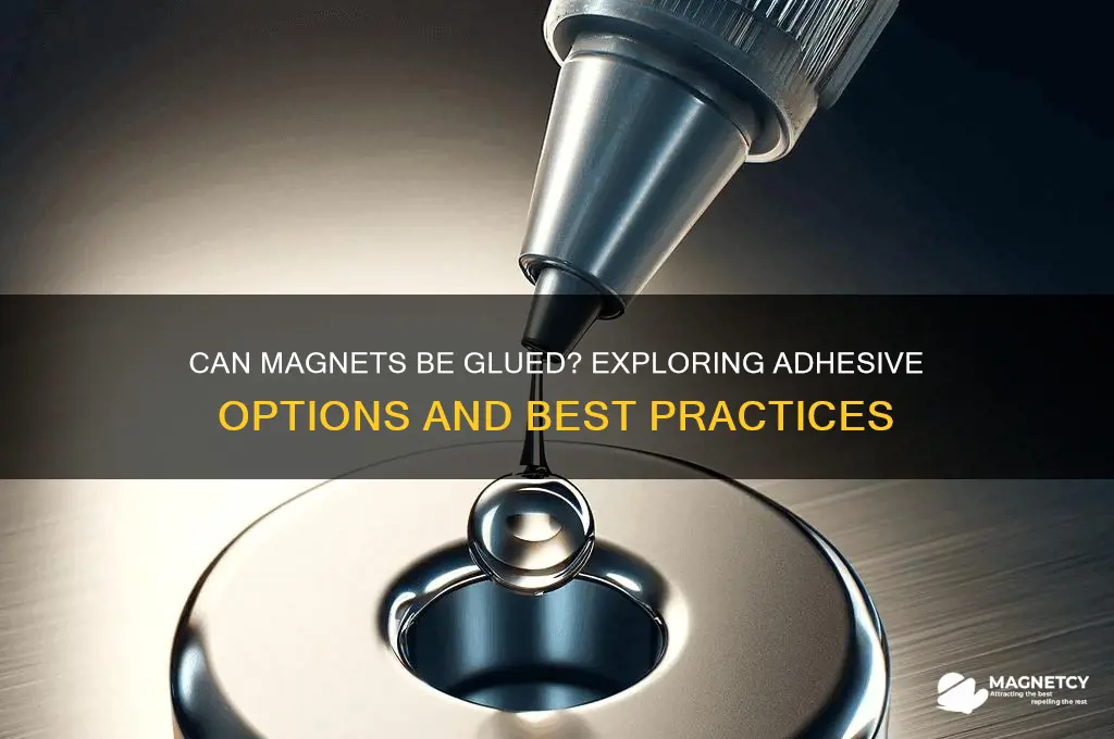 can magnets be glued