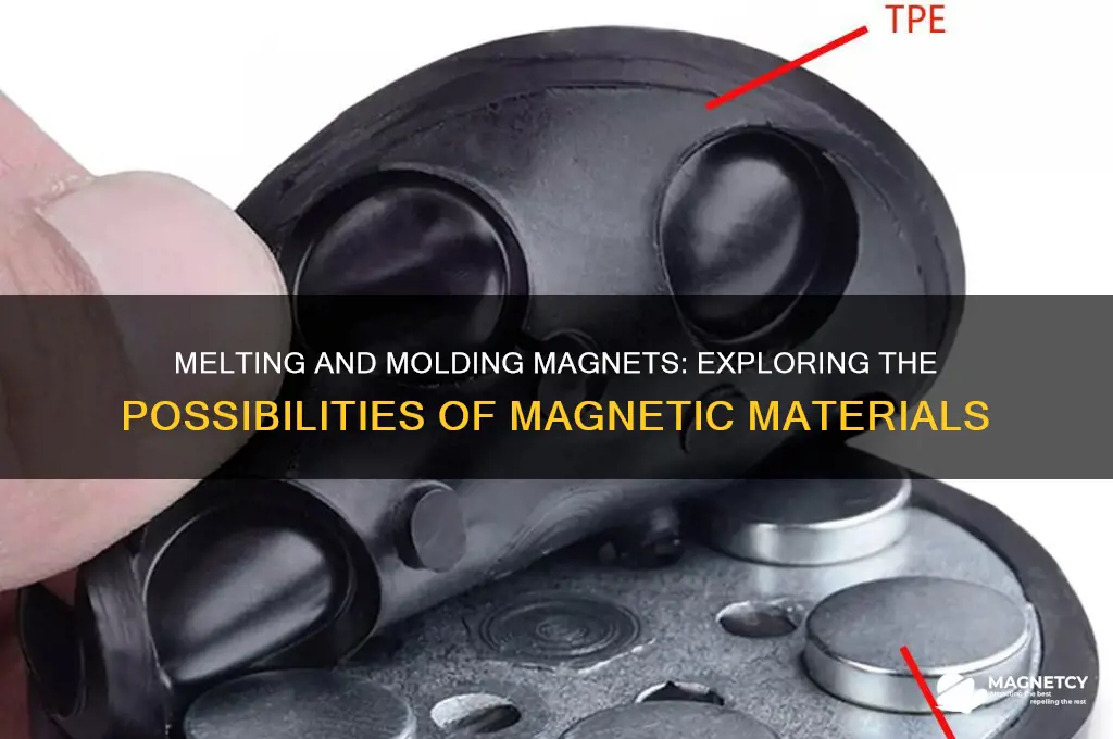 can magnets be melted and molded