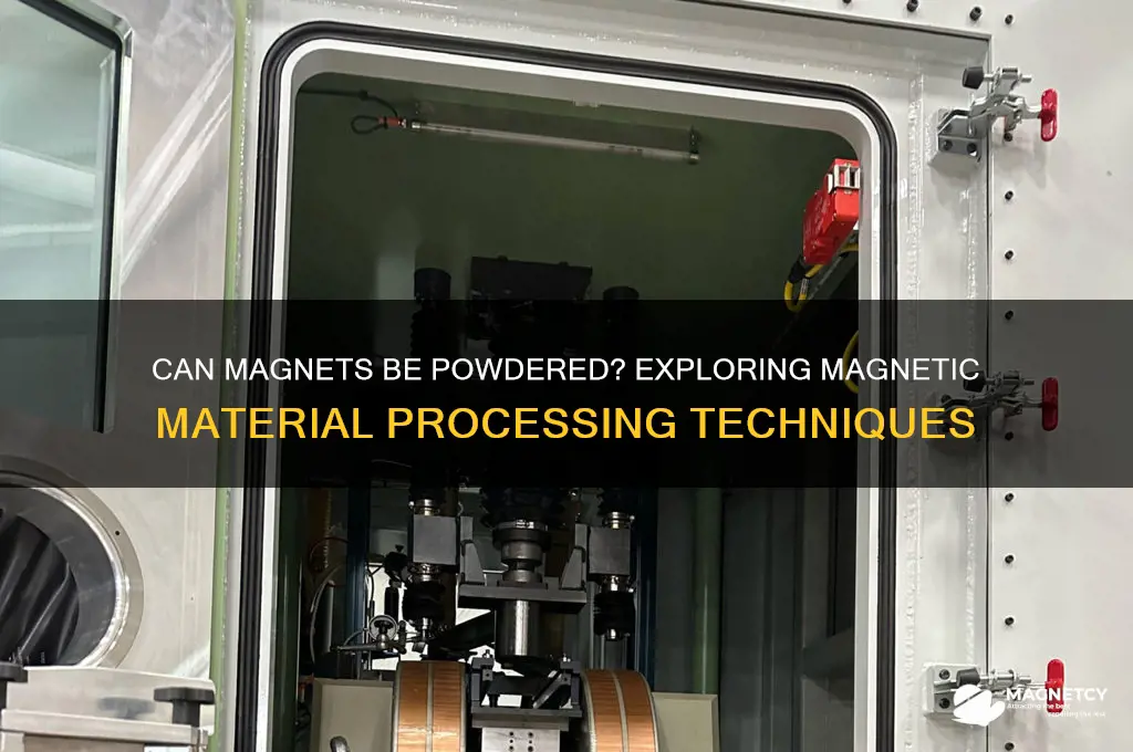 can magnets be powdered