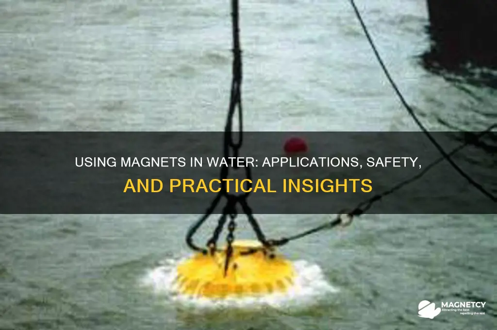 can magnets be used in water