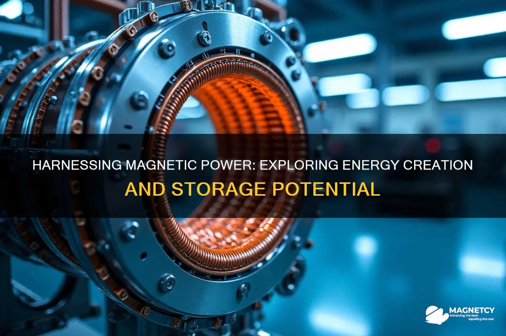 can magnets be used to create or store energy