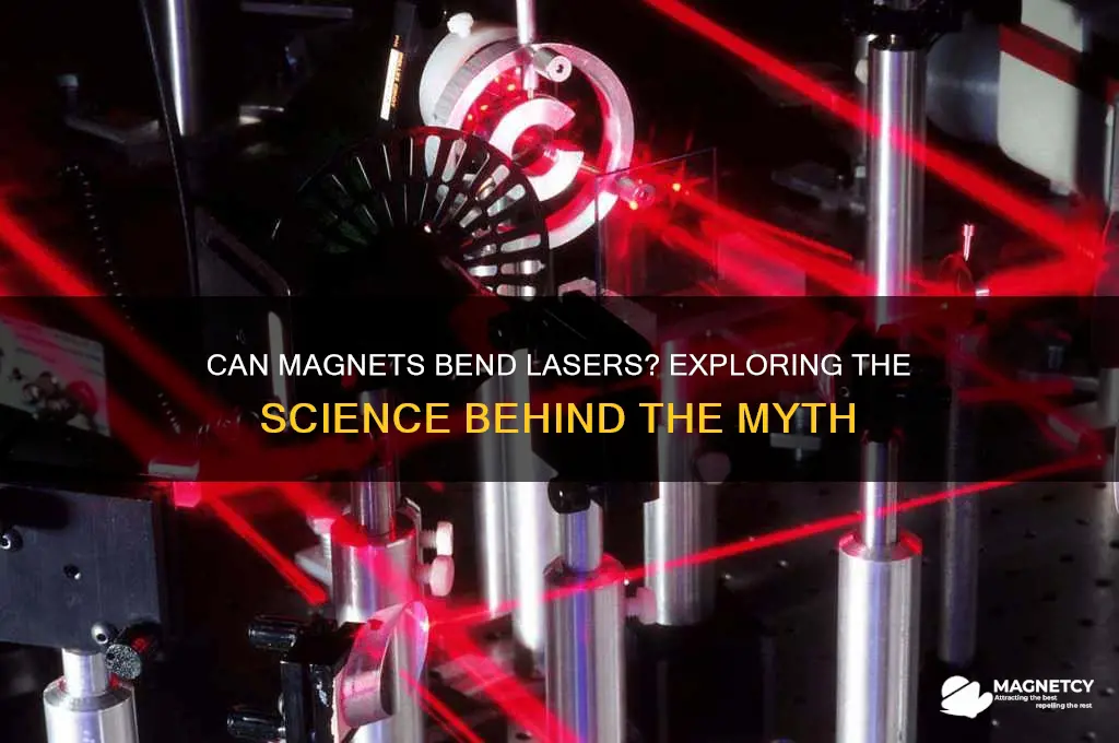 can magnets bend lasers
