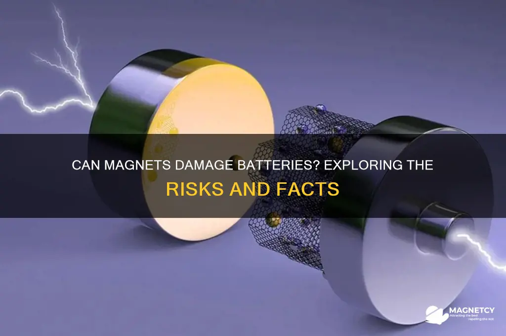 can magnets break batteries