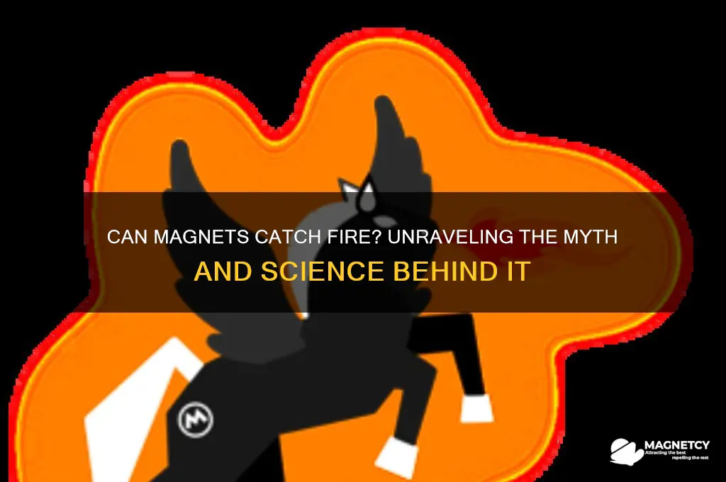 can magnets catch on fire