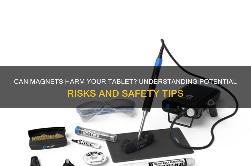 can magnets damage a tablet