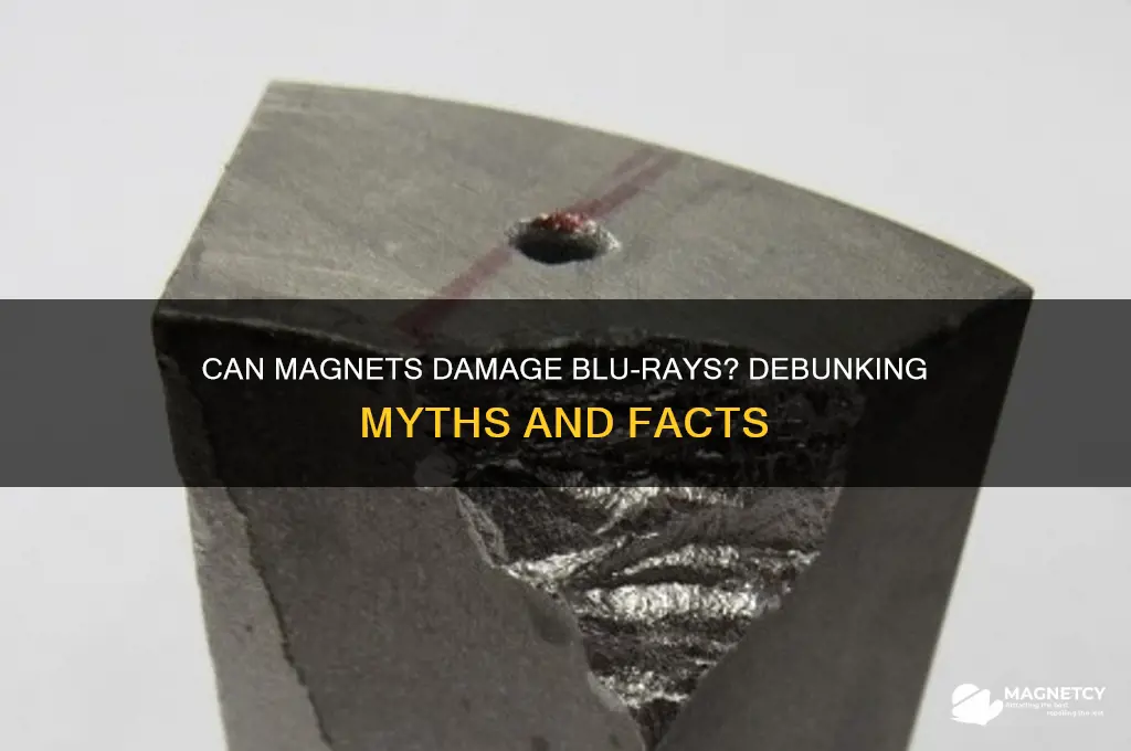 can magnets damage blu rays