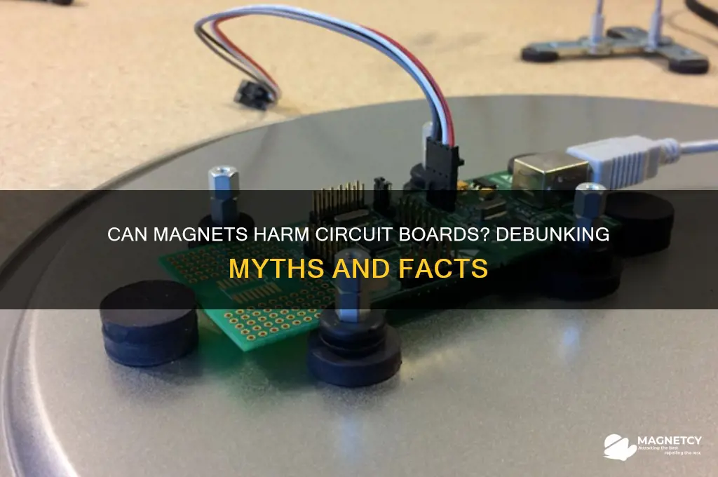 can magnets damage circuit boards
