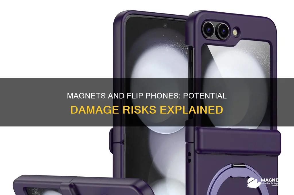 can magnets damage flip phones