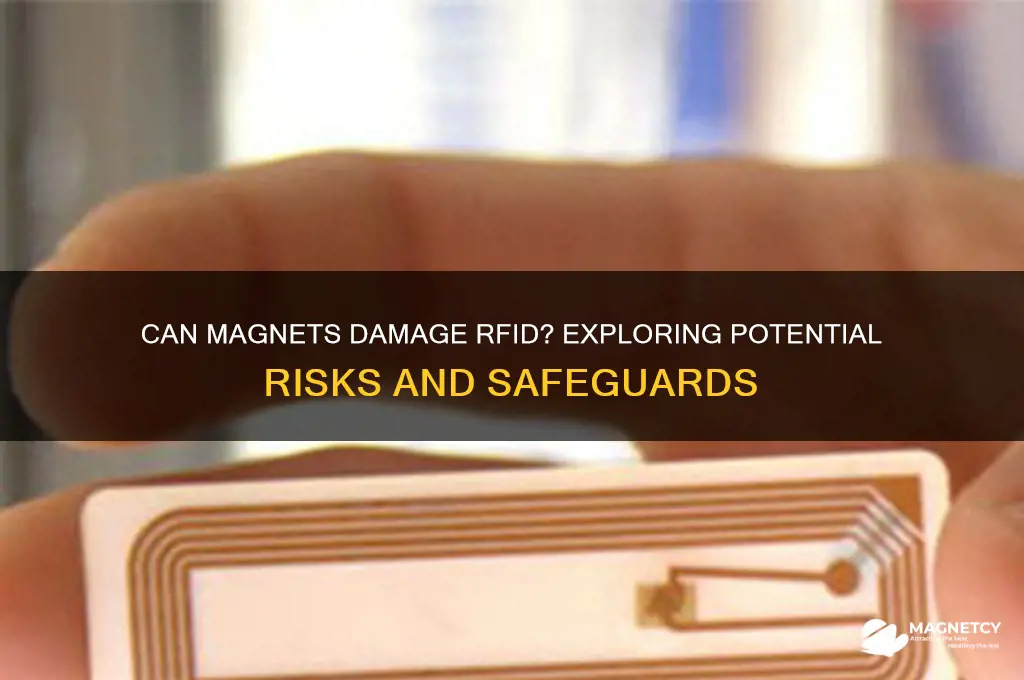 can magnets damage rfid