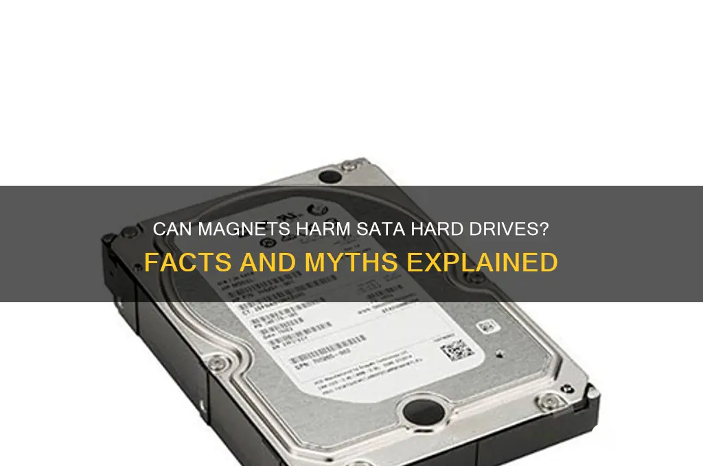 can magnets damage sata hardrives