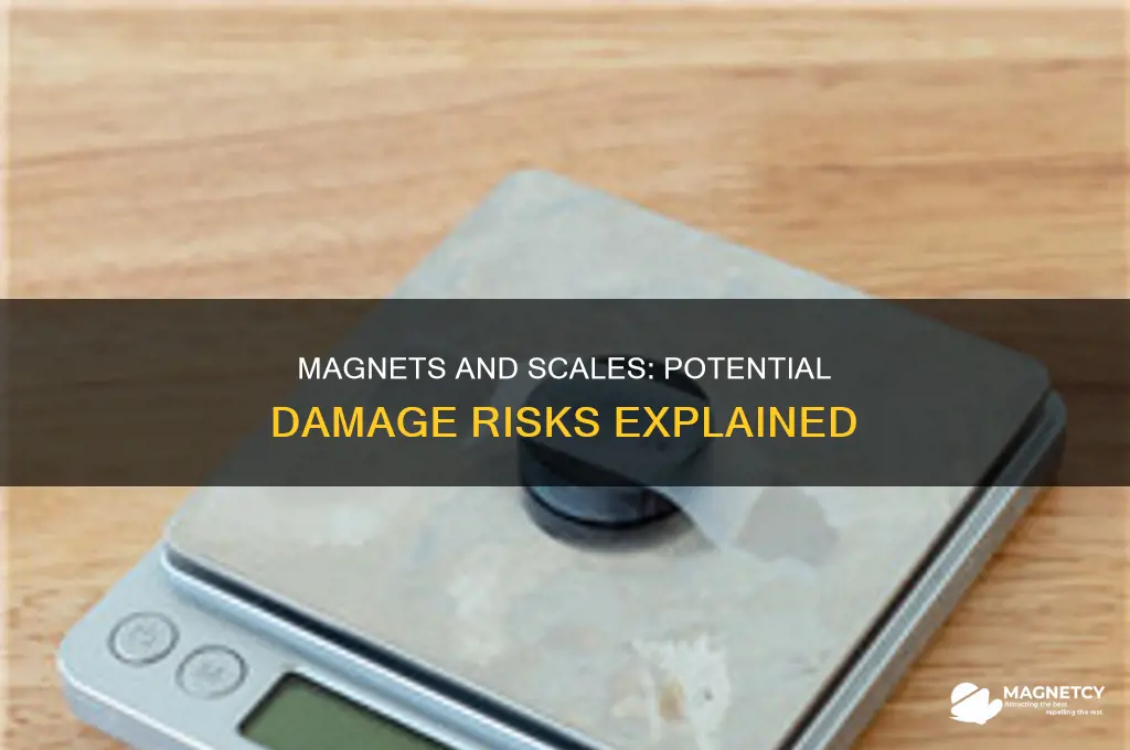 can magnets damage scales
