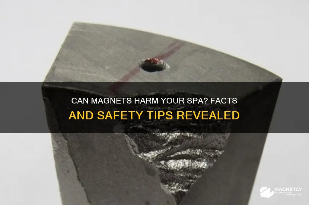 can magnets damage spa